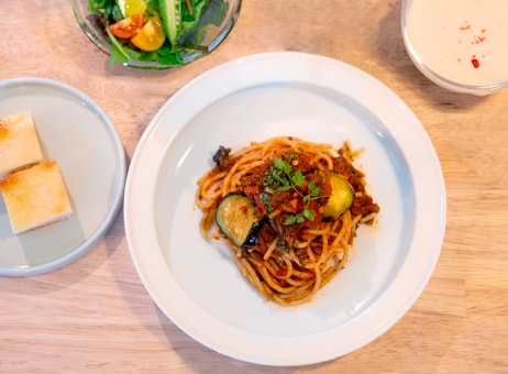 パスタランチ／ボロネーゼのパスタの写真