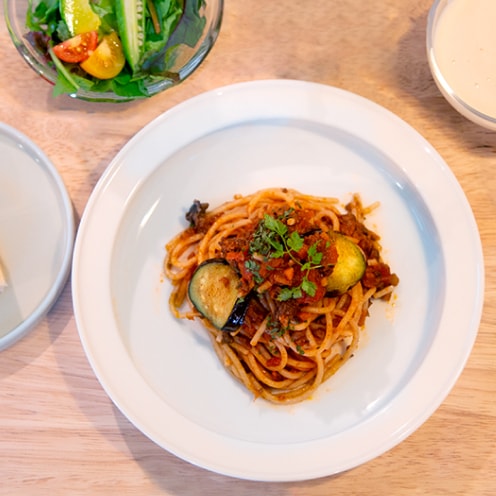 パスタランチ／ボロネーゼのパスタの写真