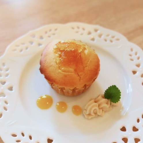 オレンジマフィンの写真